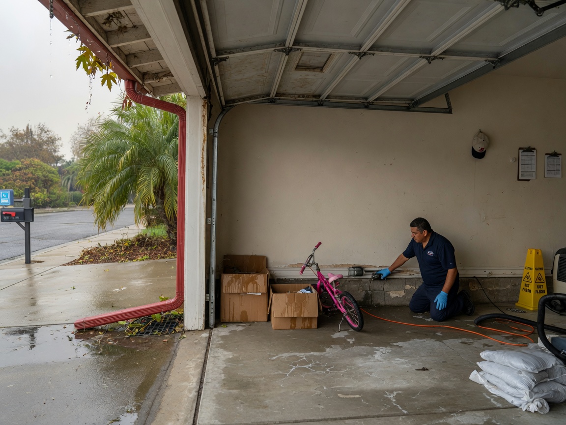 Seasonal Water Damage Prevention for Fontana Garages
