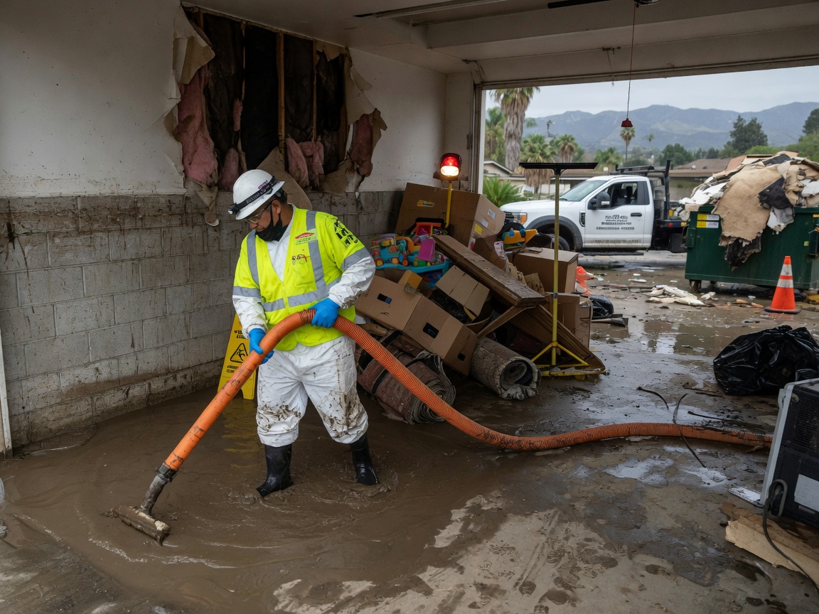 Flood Damage Cleanup in Fontana, CA